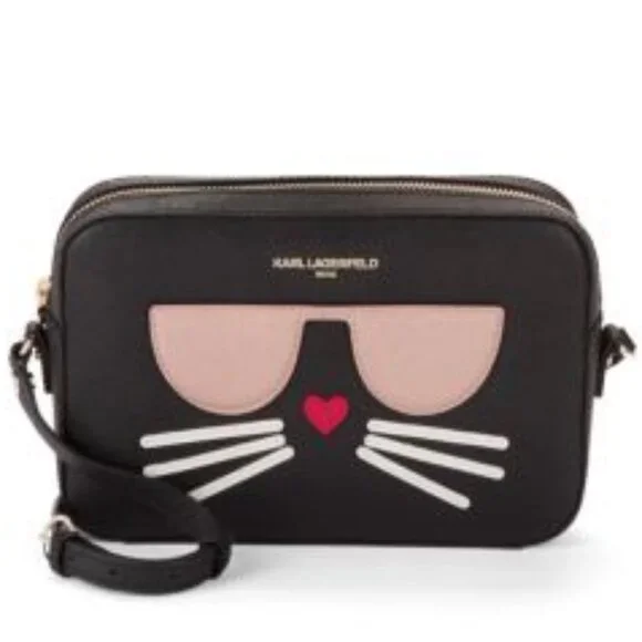 Karl Lagerfeld Paris Maybelle Cat Shoulder Bag - Picture 2 of 2